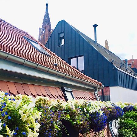 Le Carre D Or Appartement Terrasse Vue Cathedrale Strasbourg Exterior photo