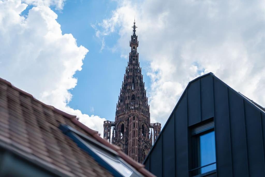Le Carre D Or Appartement Terrasse Vue Cathedrale Strasbourg Exterior photo